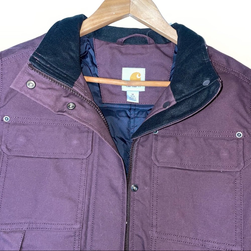 Carhartt Women's Burgundy Jacket - Picture 11 of 16